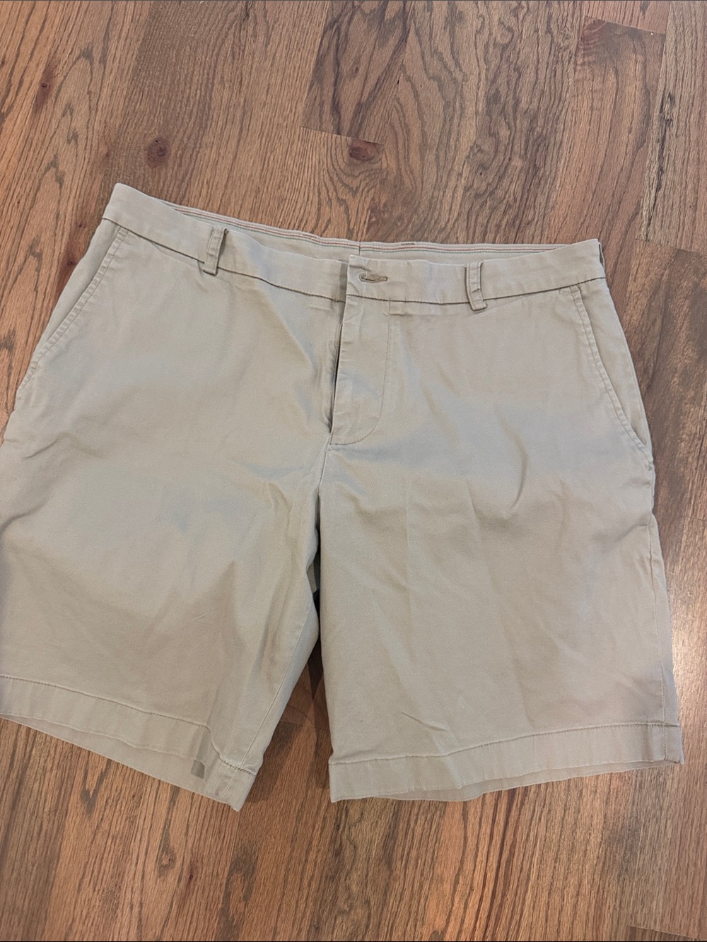 Southern Tide Khaki Classic Fit Pants with Blue Label